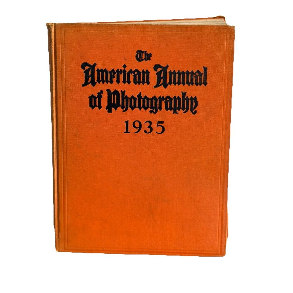 The American Annual of Photography 1935 HC Vintage Photography Reference Book